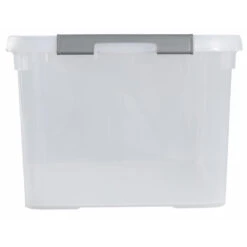 Curver Handy+ Opbergbox - 50L - 2 Stuks - Transparant Met Deksel 9 Curver Handy+ Opbergbox - 50L - 2 Stuks - Transparant Met Deksel -Tuinmeubel Winkel 1462956610 0103