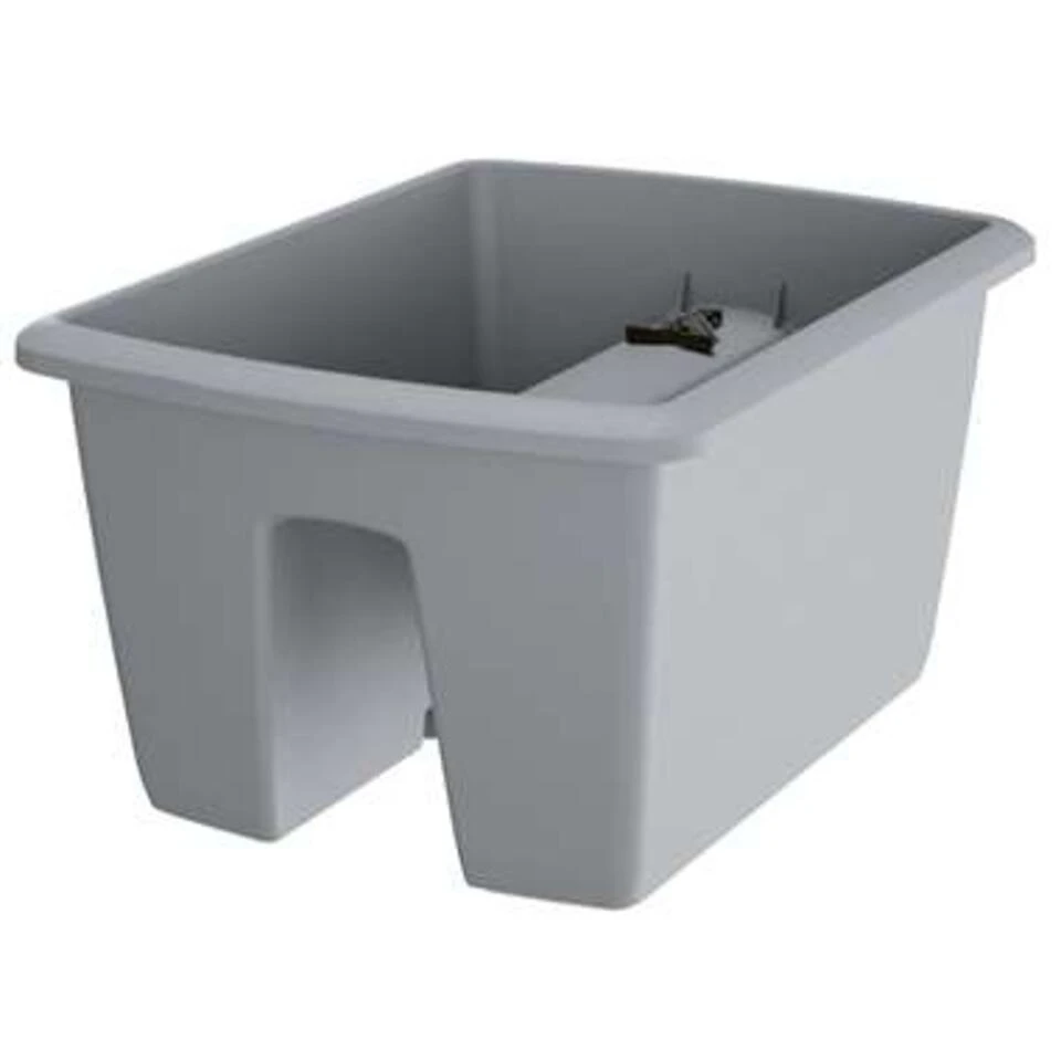 Prosperplast Prosperplats Balkon Plantenbak - Lichtgrijs - Kunststof - 40 Cm 3 Prosperplast Prosperplats Balkon Plantenbak - Lichtgrijs - Kunststof - 40 Cm