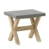 Beliani Hocker OLBIA - Grijs Vezelcement 1 Beliani Hocker OLBIA - Grijs Vezelcement -Tuinmeubel Winkel 1937588279