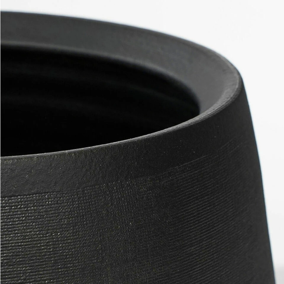 Mica Decorations Bloempot Boule - Mat Zwart - Keramiek - 16 X 13 Cm 4 Mica Decorations Bloempot Boule - Mat Zwart - Keramiek - 16 X 13 Cm - Afbeelding 2