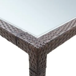 VidaXL Tuintafel 200x200x74 Cm Poly Rattan Bruin -Tuinmeubel Winkel 1a09893b8d7745a085621541c6e6e36d