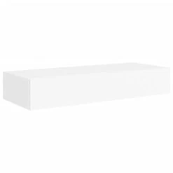 VidaXL Wandschappen 2 St Met Lade 60x23,5x10 Cm MDF Wit -Tuinmeubel Winkel 1fe7e0e2e030411a9aa8f3d18e98925d