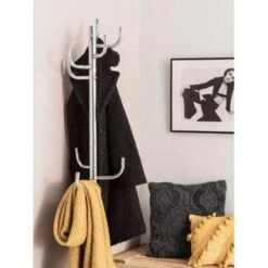 Beliani Kledingstandaard TRENTON - Zilver Rvs -Tuinmeubel Winkel 22a257331b284ae99e4cf8aab8568f44