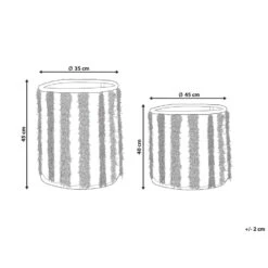 Beliani Mand KAKKI - Beige Katoen 8 Beliani Mand KAKKI - Beige Katoen -Tuinmeubel Winkel 2613eca3ae1441028874f9c51b54d4bf