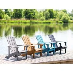Beliani Tuinstoel ADIRONDACK - Lichte Houtkleur Kunsthout 9 Beliani Tuinstoel ADIRONDACK - Lichte Houtkleur Kunsthout -Tuinmeubel Winkel 398dcd3adff443a8ae4204e47fc165ef