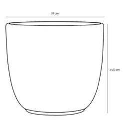 Mica Decorations Tusca Bloempot - H34,5 X Ø39 Cm - Wit 9 Mica Decorations Tusca Bloempot - H34,5 X Ø39 Cm - Wit -Tuinmeubel Winkel 3d5d39287d1044cd9af4946ce41b5531 1