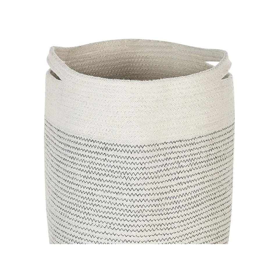 Beliani Mand ARRAH - Wit Katoen 5 Beliani Mand ARRAH - Wit Katoen - Afbeelding 3