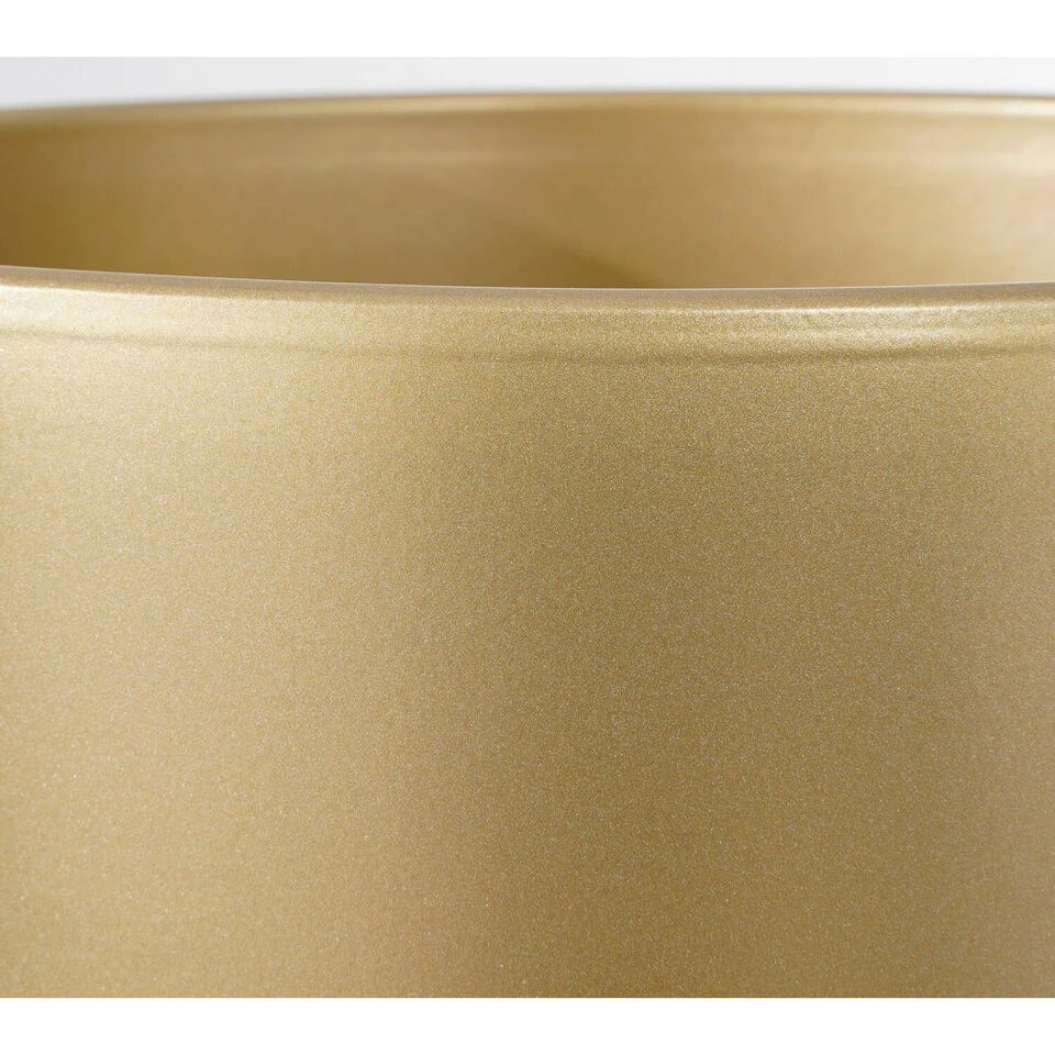 Mica Decorations Bloempot - Goud - Glanzend - Keramiek - 22 X 20 Cm 5 Mica Decorations Bloempot - Goud - Glanzend - Keramiek - 22 X 20 Cm - Afbeelding 3