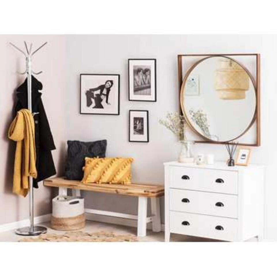 Beliani Kledingstandaard CLAXTON - Zilver Rvs 4 Beliani Kledingstandaard CLAXTON - Zilver Rvs - Afbeelding 2