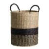 Mand Amsterdam - Zwart/naturel - 35xØ30 Cm 1 Mand Amsterdam - Zwart/naturel - 35xØ30 Cm -Tuinmeubel Winkel 70503453