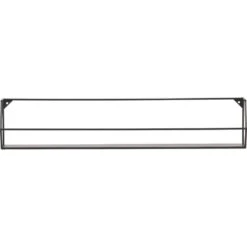 WOOOD Wandplank Zeta EL - Zwart - 16x80x16 Cm