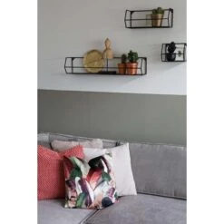 WOOOD Wandplank Zeta EL - Zwart - 16x80x16 Cm 8 WOOOD Wandplank Zeta EL - Zwart - 16x80x16 Cm -Tuinmeubel Winkel 71411085 9050