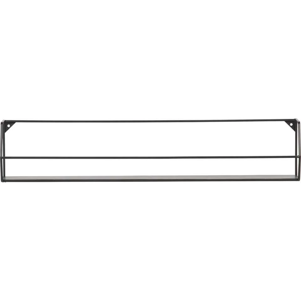 WOOOD Wandplank Zeta EL - Zwart - 16x80x16 Cm 3 WOOOD Wandplank Zeta EL - Zwart - 16x80x16 Cm