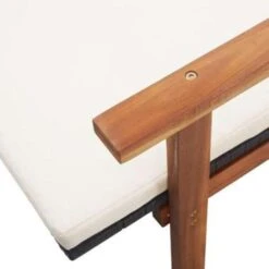 VidaXL Ligbed Met Kussen Poly Rattan En Massief Acaciahout Zwart -Tuinmeubel Winkel 720caf20bf934c81a94a8e05a09d0c17