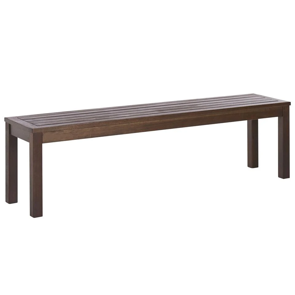 Beliani Tuinbank TUSCANIA - Donkere Houtkleur Eucalyptushout 6 Beliani Tuinbank TUSCANIA - Donkere Houtkleur Eucalyptushout - Afbeelding 4