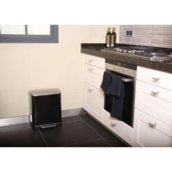 EKO Recycling Pedaalemmer E-Cube - Zwart - 10+9l -Tuinmeubel Winkel 81021018 0004