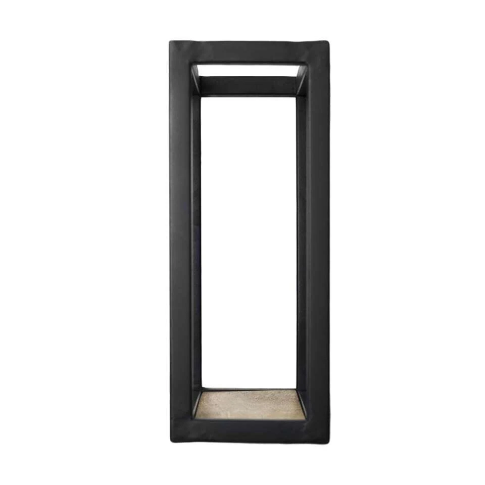 HSM Collection Wandbox Levels - Naturel/zwart - 25x14x35 Cm 4 HSM Collection Wandbox Levels - Naturel/zwart - 25x14x35 Cm - Afbeelding 2