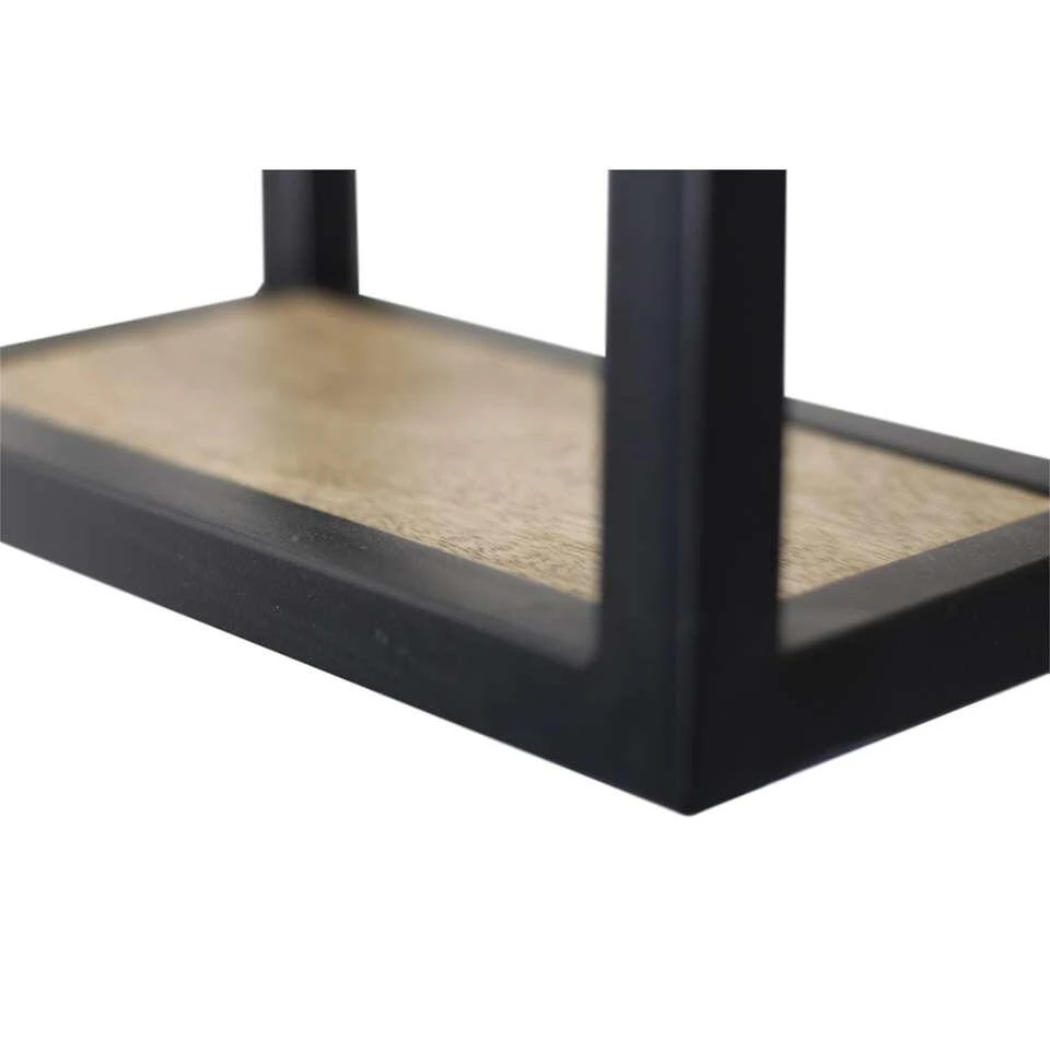 HSM Collection Wandbox Levels - Naturel/zwart - 25x14x35 Cm 5 HSM Collection Wandbox Levels - Naturel/zwart - 25x14x35 Cm - Afbeelding 3