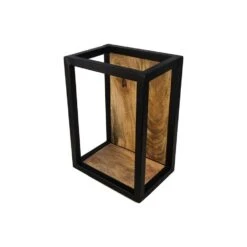 HSM Collection Wandbox Levels - Naturel/zwart - 25x18x35 Cm -Tuinmeubel Winkel 81021270 0400