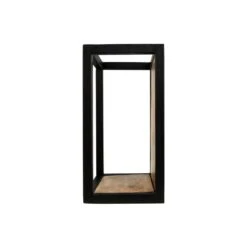HSM Collection Wandbox Levels - Naturel/zwart - 25x18x35 Cm -Tuinmeubel Winkel 81021270 0500