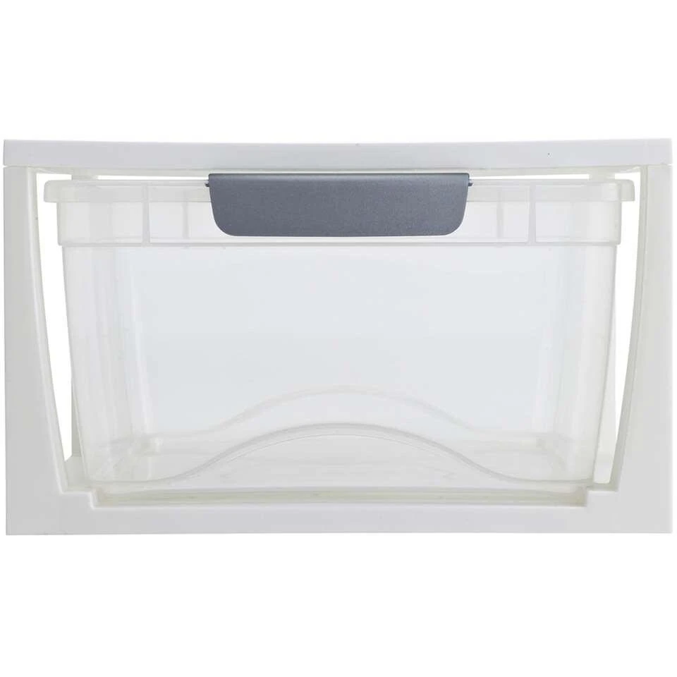 Omega Ladesysteem 11 Liter - Transparant/wit - 17,5x29,5x37,5 Cm 4 Omega Ladesysteem 11 Liter - Transparant/wit - 17,5x29,5x37,5 Cm - Afbeelding 2