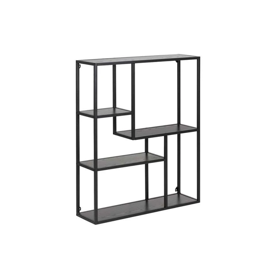 Wandrek Jaxx - Zwart - 91x75x20 Cm 4 Wandrek Jaxx - Zwart - 91x75x20 Cm - Afbeelding 2