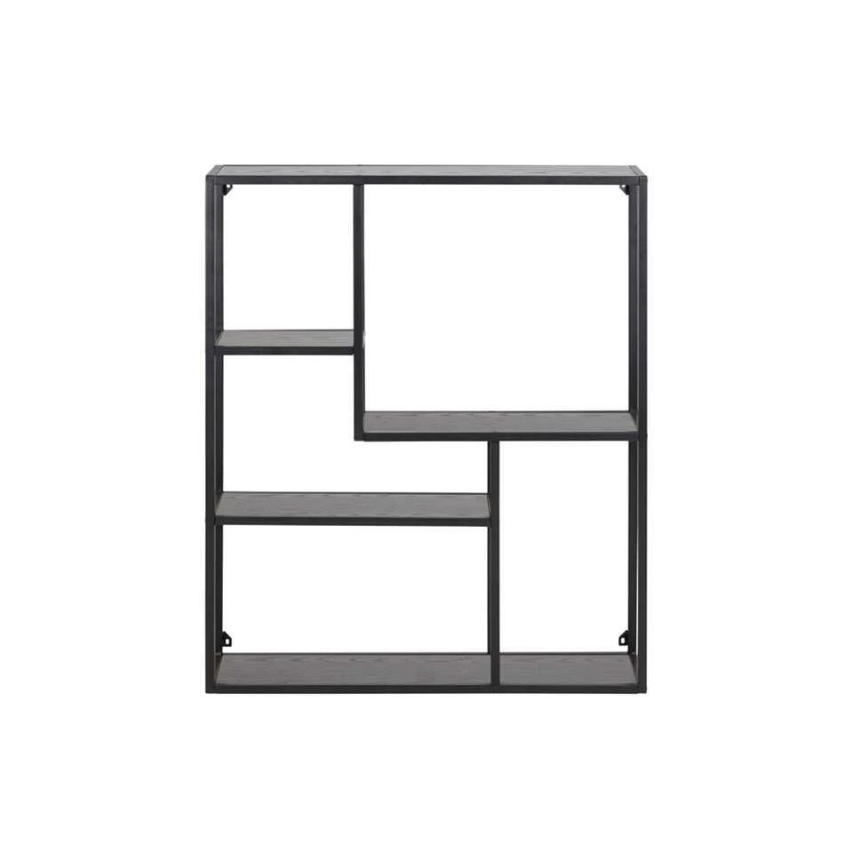 Wandrek Jaxx - Zwart - 91x75x20 Cm 3 Wandrek Jaxx - Zwart - 91x75x20 Cm