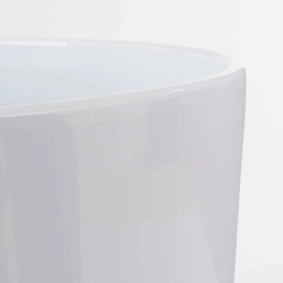 Mica Decorations Tusca Bloempot - H34,5 X Ø39 Cm - Wit 4 Mica Decorations Tusca Bloempot - H34,5 X Ø39 Cm - Wit - Afbeelding 2