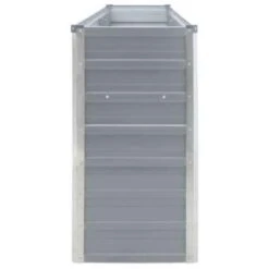 VidaXL Plantenbak Verhoogd 320x40x77 Cm Gegalvaniseerd Staal Grijs -Tuinmeubel Winkel 991038ce33a94c7d9656b60fd066f5f1