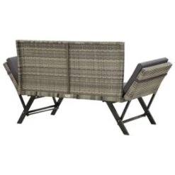 VidaXL Tuinbank Met Kussens 176 Cm Poly Rattan Grijs 7 VidaXL Tuinbank Met Kussens 176 Cm Poly Rattan Grijs -Tuinmeubel Winkel 9aa3adc58ae7402aa05677c910910dd7