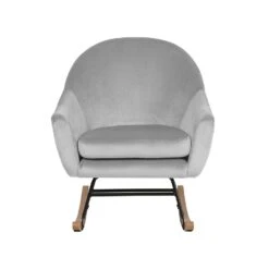 Beliani Schommelstoel OXIE - Grijs Fluweel 9 Beliani Schommelstoel OXIE - Grijs Fluweel -Tuinmeubel Winkel 9aa7ce616c14451e9740acd7b63a6928