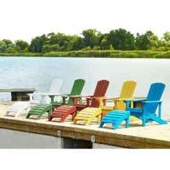 Beliani Voetenbankje ADIRONDACK - Wit Kunsthout -Tuinmeubel Winkel 9e6710f0e3b444208db5426efcae06da 1