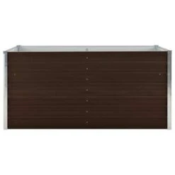 VidaXL Plantenbak Verhoogd 160x80x77 Cm Gegalvaniseerd Staal Bruin -Tuinmeubel Winkel a565ff78a74e4310a8f891cea0203ff5
