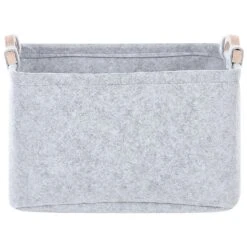 Beliani Mand BAYSAI - Grijs Vilt -Tuinmeubel Winkel a72de39a75124c9f9003e6080cc6d206