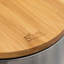 5Five Pedaalemmer - Zilver/bamboe - Metaal - 3L - 23 Cm - Soft Close 9 5Five Pedaalemmer - Zilver/bamboe - Metaal - 3L - 23 Cm - Soft Close -Tuinmeubel Winkel a9b1238a56a64a008cb1cc61f80b5227