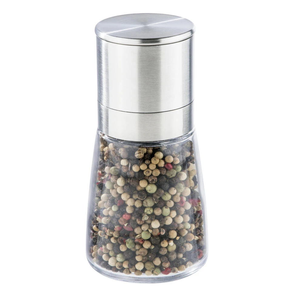 HI Kruidenmolen Set - 3-delig - Elektrisch - RVS Met Glas 5 HI Kruidenmolen Set - 3-delig - Elektrisch - RVS Met Glas - Afbeelding 3