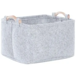 Beliani Mand BAYSAI - Grijs Vilt -Tuinmeubel Winkel ba69ed44dde24b85962e966d4d2bdc56