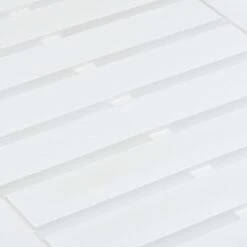 VidaXL Tuintafel 78x55x38 Cm Kunststof Wit -Tuinmeubel Winkel bdc17768fb274eef88b70bb3df4c60f0