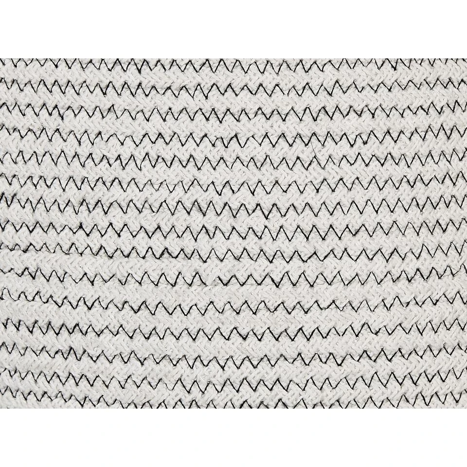 Beliani Mand ARRAH - Wit Katoen 6 Beliani Mand ARRAH - Wit Katoen - Afbeelding 4