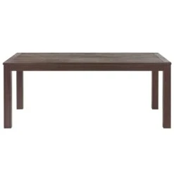 Beliani Eettafel TUSCANIA - Donkere Houtkleur Eucalyptushout -Tuinmeubel Winkel c199cf0bab334a50803af0bac71c03ec