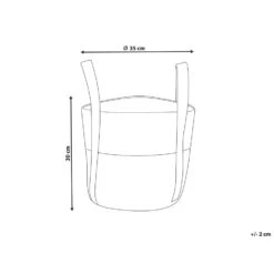 Beliani Mand SONIPAT - Natuurlijk Jute, Katoen 8 Beliani Mand SONIPAT - Natuurlijk Jute, Katoen -Tuinmeubel Winkel c9f515b81b004aee852a072a66ed3d5c