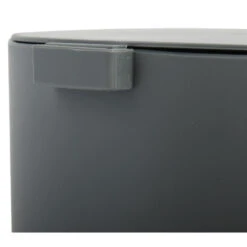 MSV Kleine Badkamer/toilet Pedaalemmer - Donkergrijs - 3L - 15 X 27cm -Tuinmeubel Winkel cdaa015db7074187a157f373975927ac