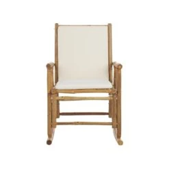 Beliani Schommelstoel FRIGOLE - Lichte Houtkleur Bamboehout -Tuinmeubel Winkel ce7f634996ba4527a6841ce3cc1d5d91