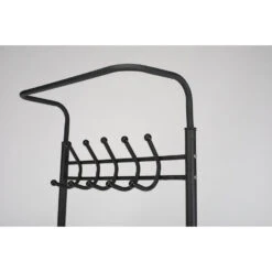 O'DADDY® Kapstok Staand - Schoenenrek - 18 Haken - 66x30x190cm - Zwart -Tuinmeubel Winkel cf5a241cd9e44aa5ba1e58875468186a