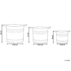 Beliani Mand ZHOB - Natuurlijk Jute -Tuinmeubel Winkel d232d468920d4519b6e336b87d372ff0