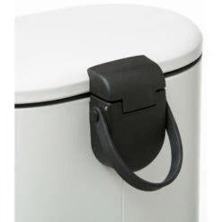 5Five - Prullenbak/pedaalemmer Wit Rvs Metaal 6 Liter - 15x24x30 Cm -Tuinmeubel Winkel d25fd1f03a464309a52be6fe26eb2cfe