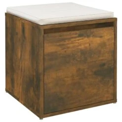 VidaXL Opbergbox Met Lade 40,5x40x40 Cm Bewerkt Hout Gerookt Eiken 9 VidaXL Opbergbox Met Lade 40,5x40x40 Cm Bewerkt Hout Gerookt Eiken -Tuinmeubel Winkel d6748d6ee95744cda86b482dd9a0bdbe