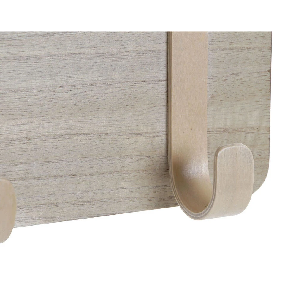 Items Wandkapstok - 4-haaks - Hout - Kapstok - 48 Cm 4 Items Wandkapstok - 4-haaks - Hout - Kapstok - 48 Cm - Afbeelding 2