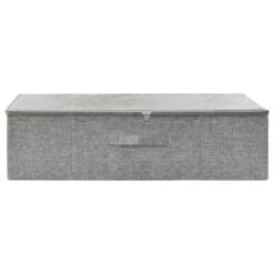 VidaXL Opbergbox 70x40x18 Cm Stof Grijs -Tuinmeubel Winkel d81c0f8e3a6049fca7c03760a3898abe