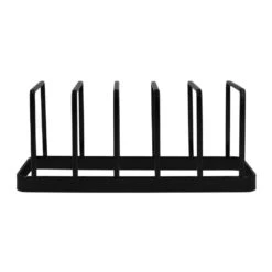 QUVIO Pannendekselhouder - Metaal - Zwart -Tuinmeubel Winkel da22bda2f3214ca499df7cec82ab8dd3